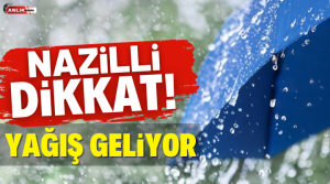 NAZLI ALTINAYAR-Nazilli’de bunaltıcı sıcakların ardından serinletici haber meteorolojiden geldi. İlçenin