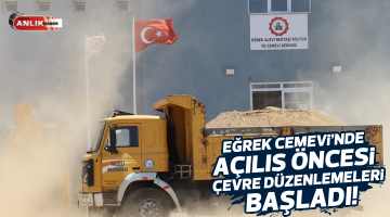 Eğrek Cemevi’nde açılış öncesi çevre düzenlemeleri başladı