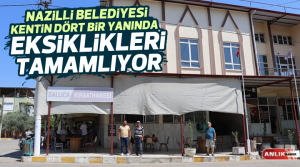 Nazilli Belediyesi Fen İşleri Müdürlüğü ekipleri; Dallıca Mahallesi’nde düğün salonu,