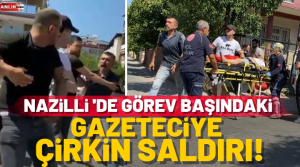 ANLIK HABER- Olay, Nazilli’de Turan Mahallesi 366 sokak üzerinde meydana