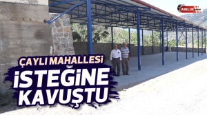 Nazilli Belediyesi Fen İşleri Müdürlüğü ekipleri tarafından Çaylı Mahallesi’nde yapımına