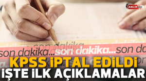 ÖSYM Başkanı Ali Ersoy, 31 Temmuz’da yapılan KPSS oturumlarının iptal
