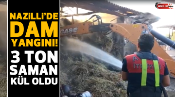 Nazilli’de dam yangını