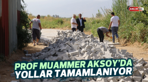 Nazilli Belediyesi Fen İşleri Müdürlüğü ekipleri Prof. Muammer Aksoy Mahallesi’nde