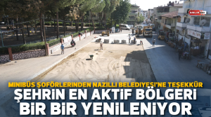 Kentin yaya ve araç trafiğinin en yoğun olan bölgelerde yol