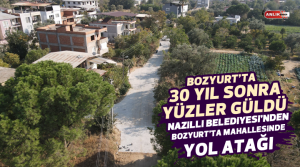 Kentin dört bir yanında yol çalışmalarına devam eden Nazilli Belediyesi