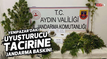 Yenipazar’daki uyuşturucu tacirine jandarma baskını