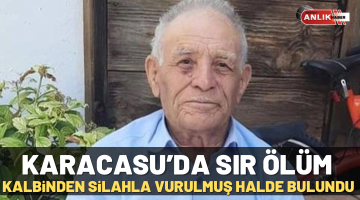 93 yaşındaki yaşlı adam kalbinden vurulmuş halde bulundu
