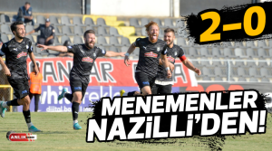 NAZLI ALTINAYAR – Nazilli Belediyespor, ligin 13’ncü haftasında sahasında Menemen