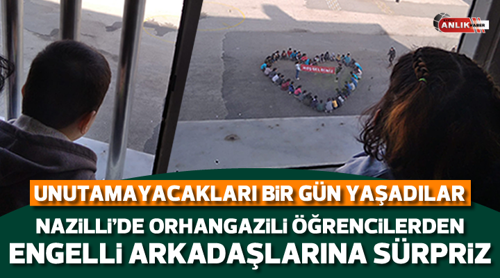 Nazilli’de Orhangazili öğrenciler kalpleri yumuşattı