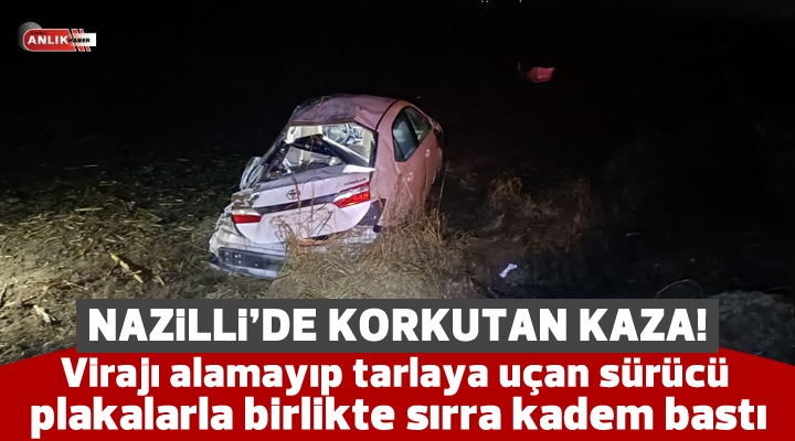 ALİ GÜNANA – Kaza, gece 3:30 sularında Bozdoğan yolunda gerçekleşti.
