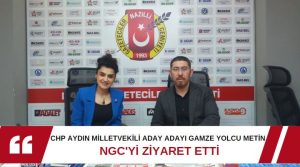 CHP Aydın Milletvekili aday adayı olan Gamze Yolcu Metin, Nazilli