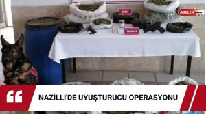   Nazilli’de uyuşturucuya yönelik düzenlenen operasyonda 4 kişi gözaltına alındı.