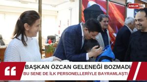   Nazilli Belediye Başkanı Kürşat Engin Özcan, Ramazan Bayramı dolayısıyla