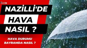   Meteoroloji Genel Müdürlüğü, Nazilli için 5 günlük hava durumu