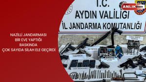 Aydın’ın Nazilli ilçesinde Jandarma Kaçakçılık Organize Şube Müdürlüğü ekiplerinin bir