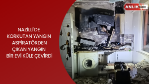 Yangın, Nazilli’de Çapahasan Mahallesi 234/1 sokakta akşam saatlerinde meydana geldi.