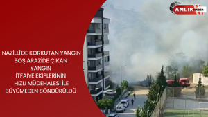 Yangın, bugün gündüz saatlerinde Yeşil Mahalle 1866 sokağın sonunda bulunan