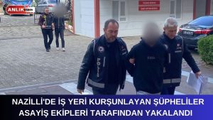 Nazilli’de bir işyerine yönelik silahlı saldırılar düzenleyen iki şüpheli, bir