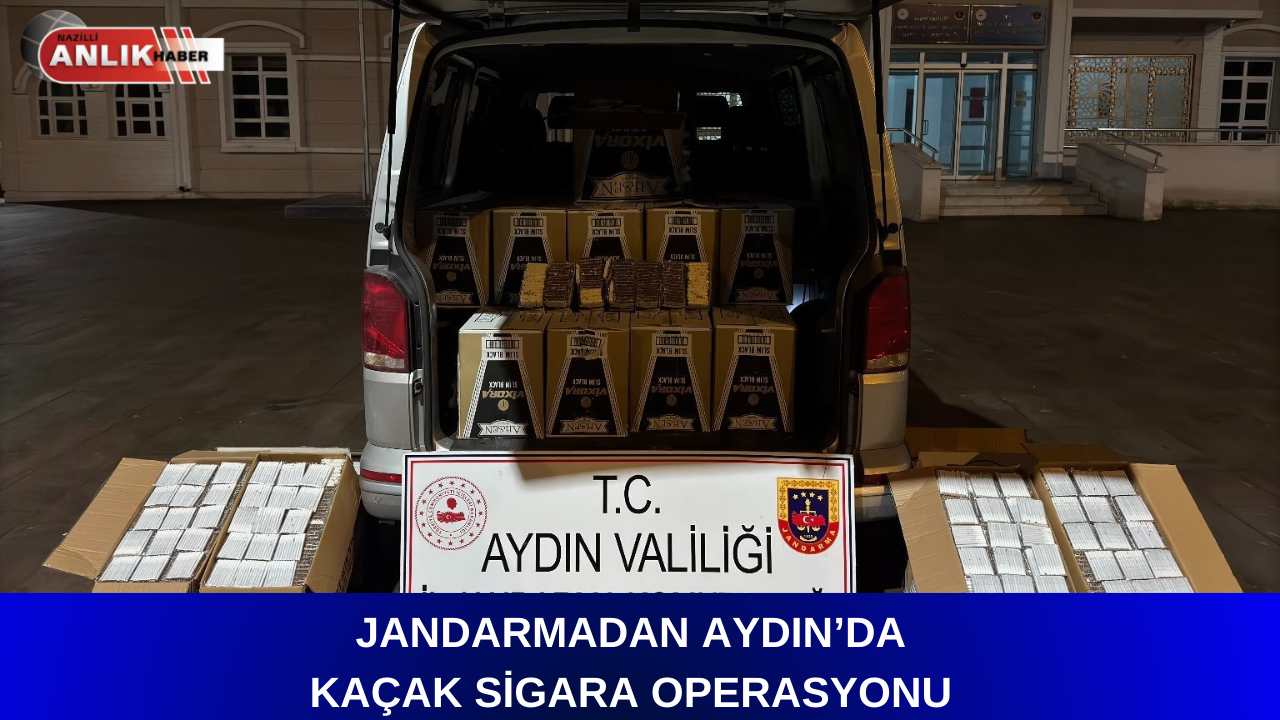 Aydın İl Jandarma Komutanlığı ekipleri, İzmir’den Aydın’a giden bir araçta