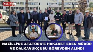 Aydın’ın Nazilli ilçesinde görev yapan iki okul müdürü, sosyal medya