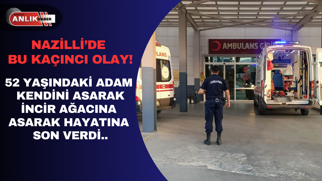 KENDİNİ İNCİR AĞACINA ASTI!