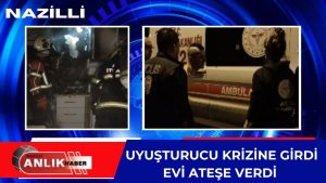 Yangın, Nazilli’de Çapahasan Mahallesi 234 sokak üzerinde bulunan 6 katlı