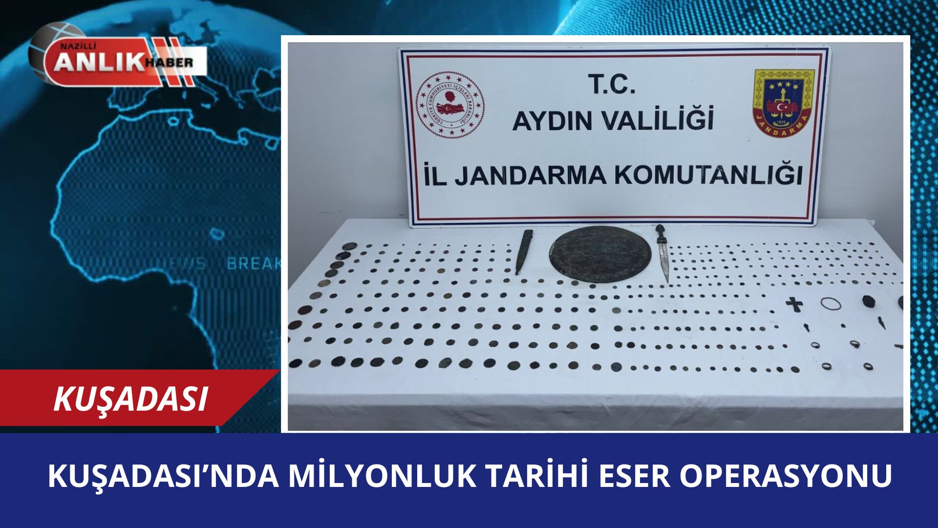 Kuşadası’nda Milyonluk Tarihi Eser Kaçakçılığı Operasyonu