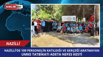 Nazilli’de Gerçeği Aratmayan UMKE Tatbikatı Nefes Kesti