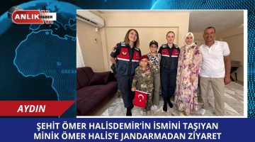 Şehit Ömer Halisdemir’in İsmini Taşıyan Minik Ömer Halis’e Jandarmadan Ziyaret