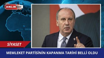 MEMLEKET PARTİSİ KAPANIYOR!
