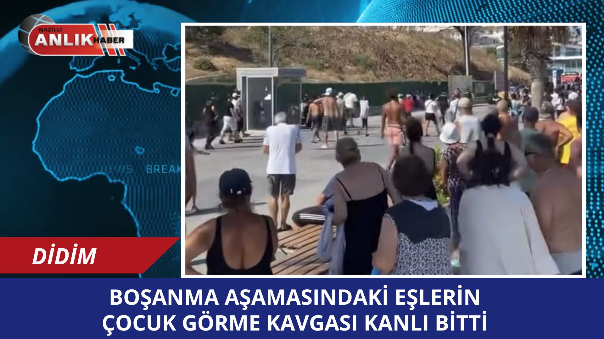 Aydın’ın Didim ilçesi, boşanma sürecindeki bir çiftin çocuk görüşü nedeniyle