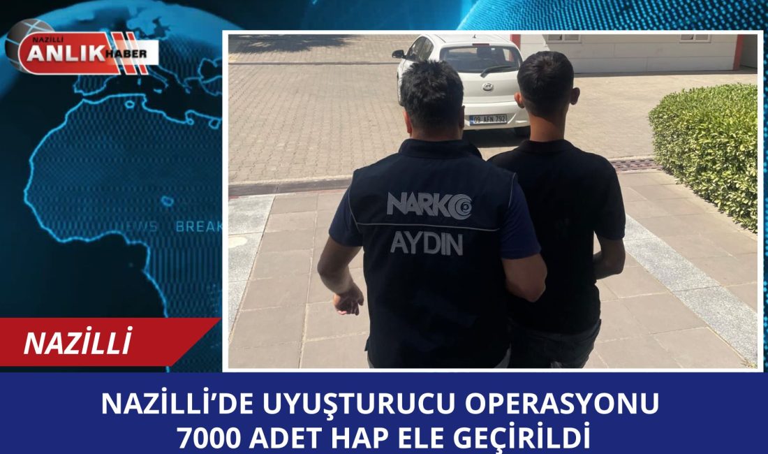 Nazilli Narkotik Suçlarla Mücadele Büro Amirliği ekipleri, ilçede uyuşturucu madde