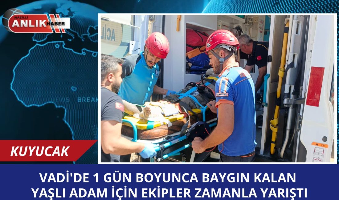 Vadide Baygın Halde Bulunan 61 Yaşındaki Adamı Ekipler Zamanla Yarışarak