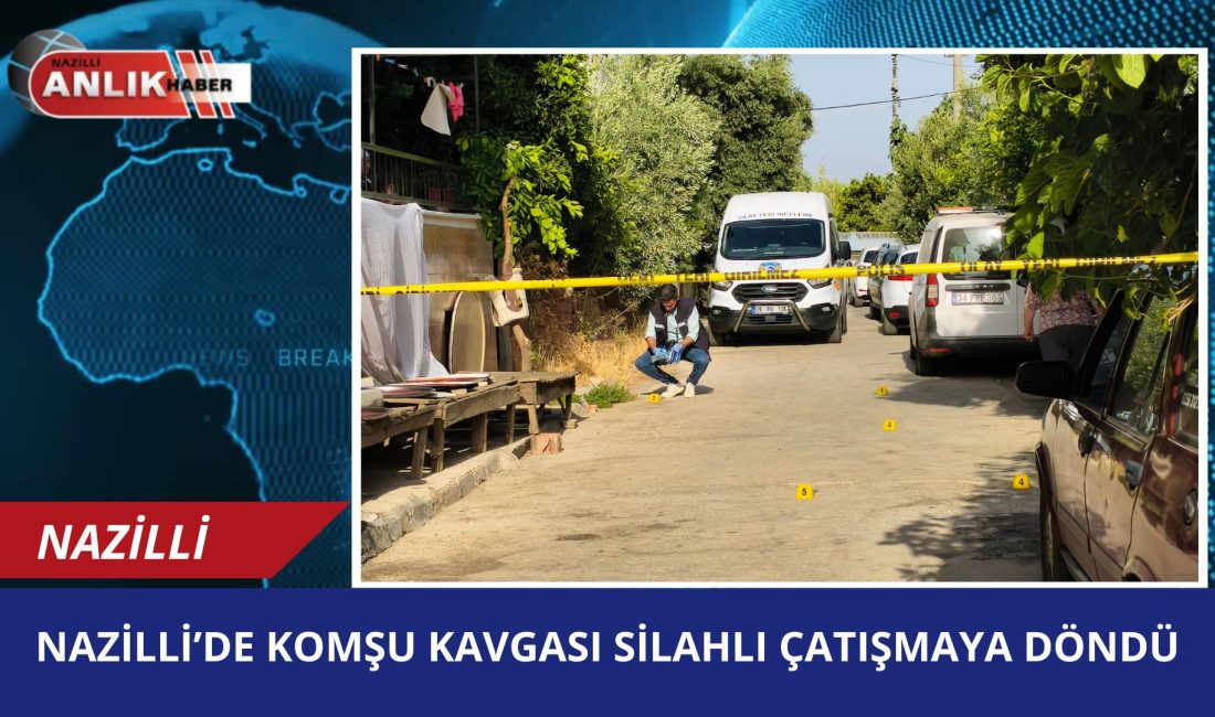 Nazilli’nin Çapahasan Mahallesi 871 Sokak’ta, daha önce çocukların kavgası nedeniyle