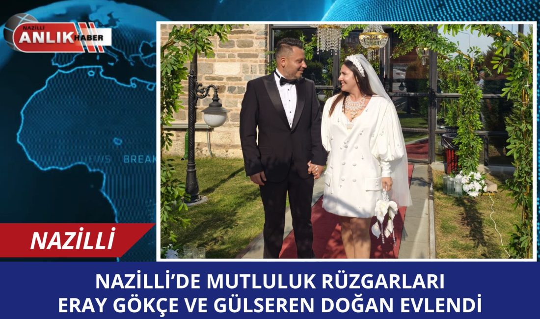 Nazilli Belediyesi Basın Koordinatörü Eray Gökçe ile Avukat Gülseren Doğan,