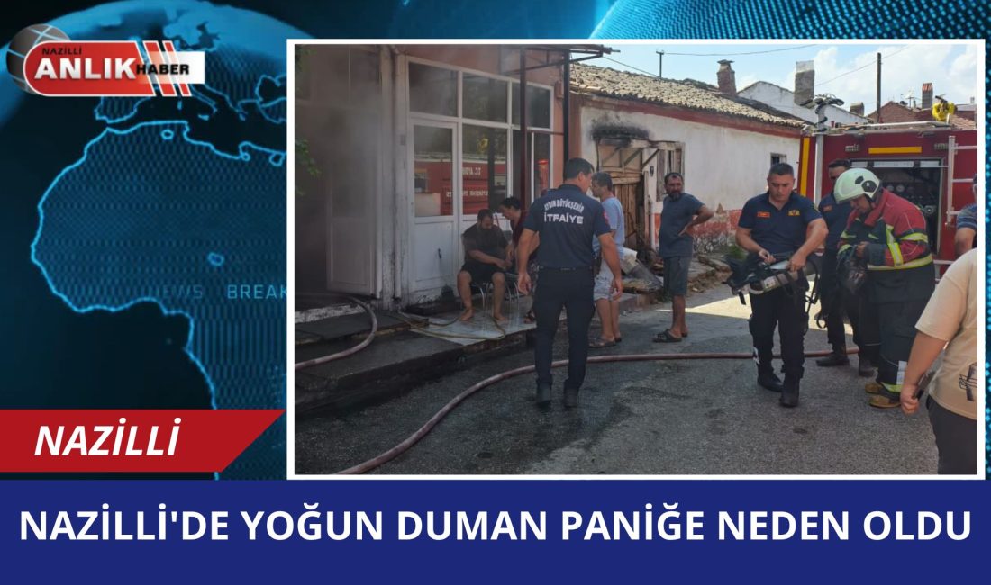 Nazilli’nin Arslanlı Mahallesi’ndeki bir ekmek fırınında öğle saatlerinde çıkan yangın,