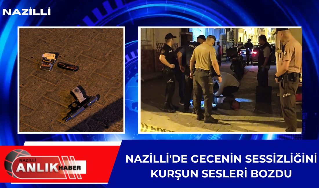 Gece Saatlerinde Kurşun Yağdırdı, Motosikletiyle Kaçarken Yakalandı Nazilli’de bir kişi,