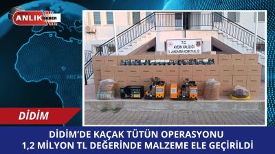 Aydın İl Jandarma Komutanlığı Didim İlçe Jandarma Komutanlığı ekipleri, takipli