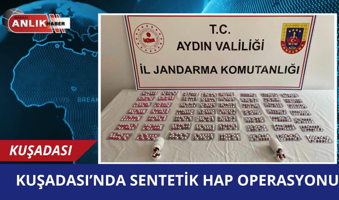  Aydın İl Jandarma Komutanlığı ekiplerince, Kuşadası ilçesinde düzenlenen bir