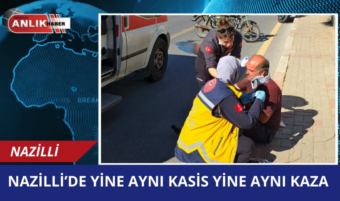 Nazilli’de gündüz saatlerinde Yeşil Mahalle Alparslan Türkeş Bulvarı üzerinde meydana