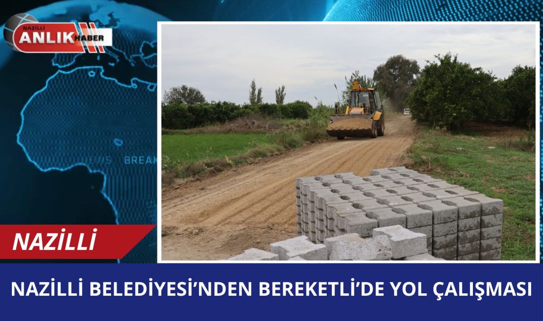 Nazilli Belediyesi; Bereketli Mahallesi’nde gençlerin halı sahaya, çiftçilerin ise bahçelerine