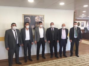 Gelecek Partisi Aydın İl Yönetimi heyeti Nazilli Belediye Başkanı Kürşat