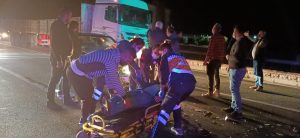 Aydın’ın Nazilli ilçesinde devlet karayolu üzerinde gerçekleşen kazada iki kişi