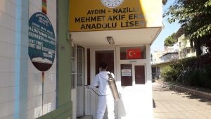 Nazilli Belediyesi Sağlık İşleri Müdürlüğü’ne bağlı ekipler koronavirüs tedbirleri kapsamında