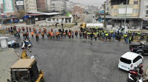 Nazilli Belediyesi’nde bulunan 7 müdürlüğe bağlı toplam 266 kişilik ekip;