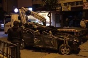 Aydın’ın Nazilli ilçesine bağlı Yeşil Mahalle Atatürk Bulvarı’nda gerçekleşen kaza