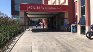 Aydın’ın Efeler ilçesinde Jandarma Sosyal Tesisleri’ndeki güvenlik kamerasında oluşan arızayı