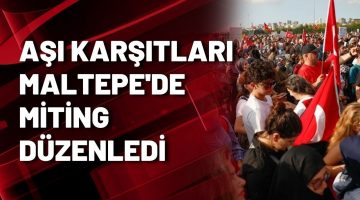 Aşı Karşıtları İstanbul’da Miting Düzenledi: Maske Takılmadı, HES Kodları Kontrol Edilmedi
