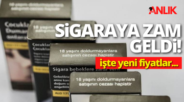 Sigaraya zam geldi